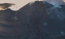 El cono del volcán mide 1.124 metros sobre el nivel del mar